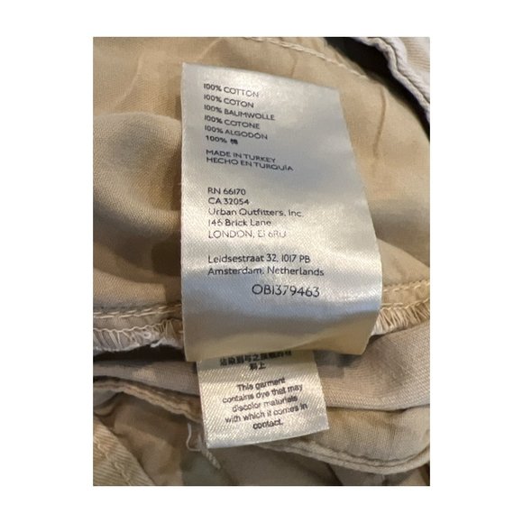 Free People Women's Size 2 Khaki Cya Later Skate Trouser Relaxed Loose Mis-Rise - Picture 8 of 11